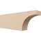 Ekena Millwork 2in. W x 4in. H x 12in. L Huntington Woodgrain TimberThane Rafter Tail, Primed Tan RFTUR02X04X12HUNRCPR - alternate 1